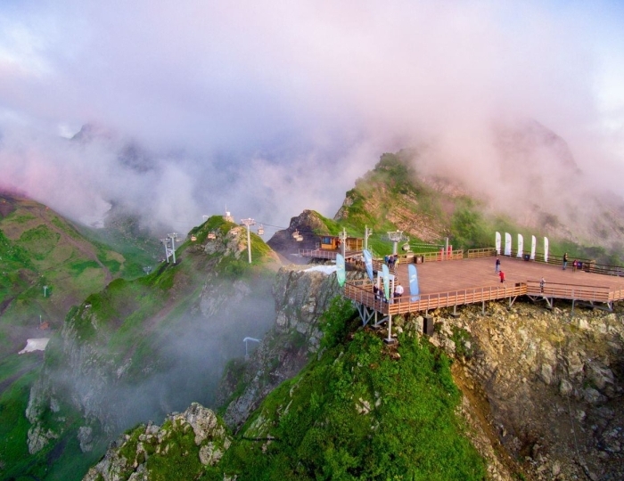 Летние развлечения на территории курорта Красная Поляна - Отель Panorama by Mercure / Меркури Панорама Красная Поляна